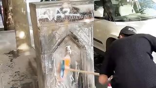 نظفت سبيل مياه ????في مكان عام ???? #يحيى_محمد #تنظيف #سبيل #شورت #وضوء #مسجد.