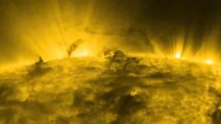 Huge planet-sized plasma tornadoes dance across the Sun's sur Solar