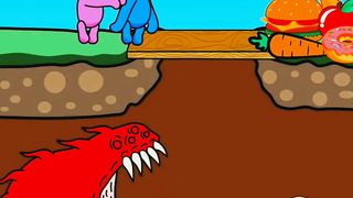 Pink Tries To Save Blue _ Funny animation???????????? #shorts #cartoon #story