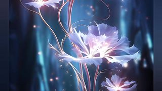 "AI Bloom: Immersive Flowers Wallpaper Collection"