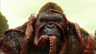 KONG vs GIANT SQUID Fight Scene Kong Skull Island 2017 Movie Clip HD
