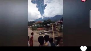 eruption of Mount Merapi