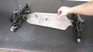 Making a 1_5 AWD V8 RC Car w_ MANUAL Gearbox! - Engine & Transmission Installation.