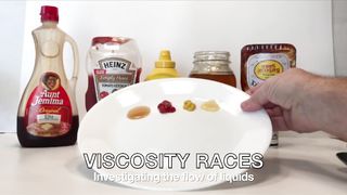 VISCOSITY RACES investigating the flow of liquids experiment