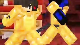 Playing Minecraft with Grinders