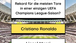 Rekorder für EUFA Champions league