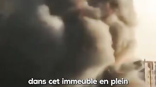 Immeuble en feu