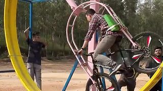 360 Wheel Bicycle #cycle #adventure #fun #shorts #himachalíshreya