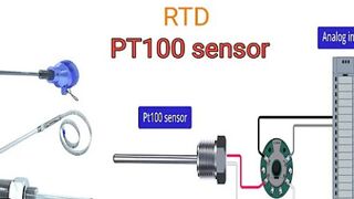 حساس الحراره pt 100 كيفيه عمله وتوصيله وقياسه