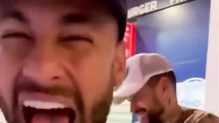 Footballers Punch Machine Challenge