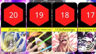 Top 20 Strongest Busoshoku Haki Users In One Piece (Ranked)