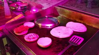 Zinger Burger Making.... & Chicken Shawarma #food #febspot #zingerburger