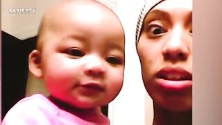 Funny kids say first word cutest moment and satisfying