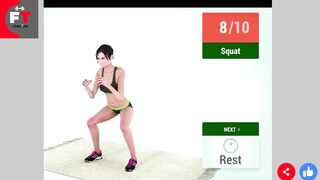 3 in 1 Fat, Booty & Breast Home Workout Plan