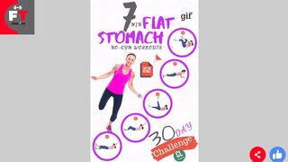 7 Min Flat Stomach Workout Plan