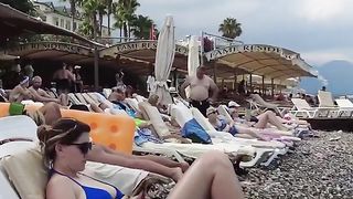 Beach ⛱️ kemer antalya beach beautiful ???? day enjoying life lady.