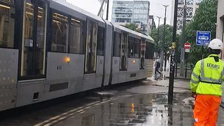 A rainy day in Manchester