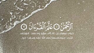 الرحمن علم القران خلق الانسان#سورة_الرحمن #القارئ_رعد_محمد_الكردي