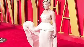 Florence Pugh at the 2024 Vanity Fair Oscars Party on March 10th 2024. #florencepugh #florencepughfan #vanityfairoscarparty #vanityfairoscarparty2024