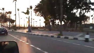 كورنيش اسكندرية قبل الافطار