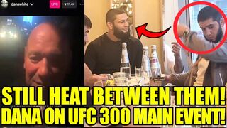 THIS HAPPENED at MEETING between Khamzat,  Makhachev & Khabib, Dana White on UFC 300, UFC MEME