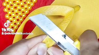 Chinelos bordados 13