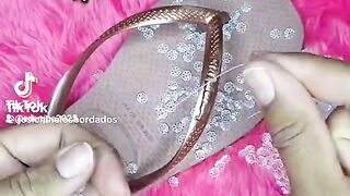 Chinelos bordados 14