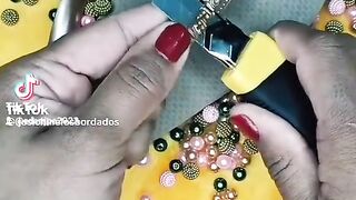Chinelos bordados 19