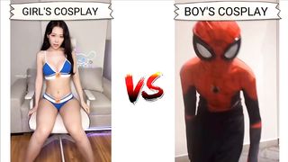 girls cosplay vs boys cosplay