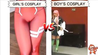girls cosplay vs boys cosplay