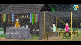 Lash churi __ bhuter cartoon video __ thakumar jhuli all __ magic story __ sujon animation.