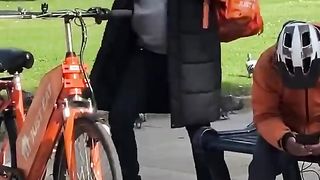 He was not delivering????