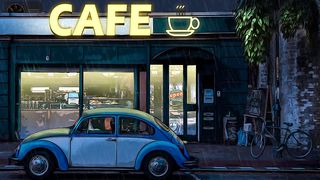 Template Beautiful Cafe Videos Night Wallpapers - adalinetv