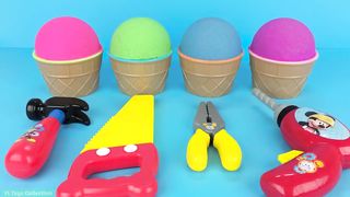Outils Surprise de crème glacée au sable cinétique, jouets Surprise amusants pour les enfants