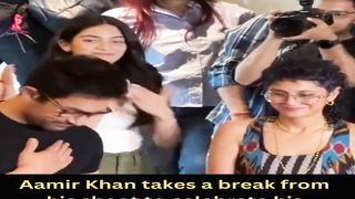 Aamir Khan takes a break from his shoot to celebrate his birthday with the media #aamirkhan #short #shorts #trending #viral #bollywood #viralshorts