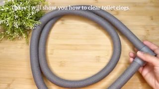 The plumbers hide it from us! I lowered the hose into the toilet and a miracl.