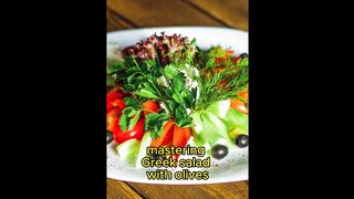 Unlock the Flavors of the Mediterranean Mastering Greek Salad with Olives Tutorial #GreekSaladOlive
