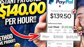 LIVE PROOF!* How To Earn $100+ PER HOUR & Get Paid INSTANTLY! | Make Money Online