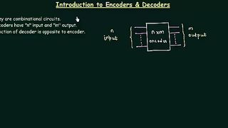 Introduction to Encoders and Decoders