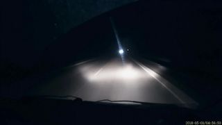 An inadequate trucker went overtaking