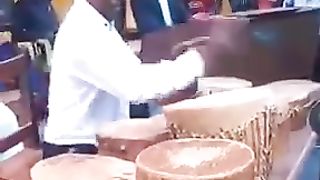 Church laughs