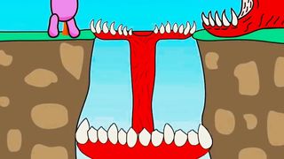 Top 3 Blue outwitted the Monsters _ Funny animation???????????? #shorts #cartoon #story