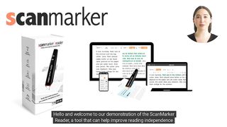 Scanmarker Reader empowers your ability to read, learn and understand printed text at home and away. (2)