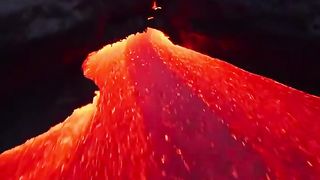 Melting a drone to get amazing shots of an active volcano lava