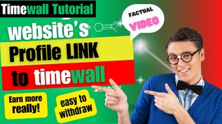 how to link website's profile to timewall account || how to website profile link to timewall acco...