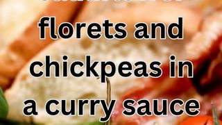 Cauliflower and Chickpea Curry