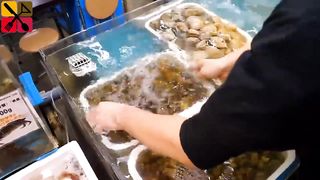 Amazing fish crawfish crabs-expensive Seafood recipes-asmr.
