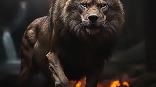 "Roaring Fury: The Wrath of the Angry Lion" #animla #lion #pets