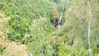 Landscapes with enchanting nature sounds without...