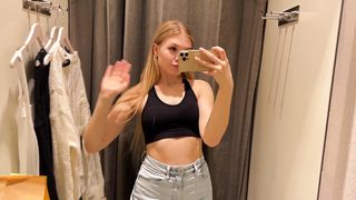 See-Through Try on Haul in the Fitting Room
